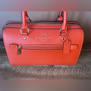 Coach Rowan Satchel in Mango